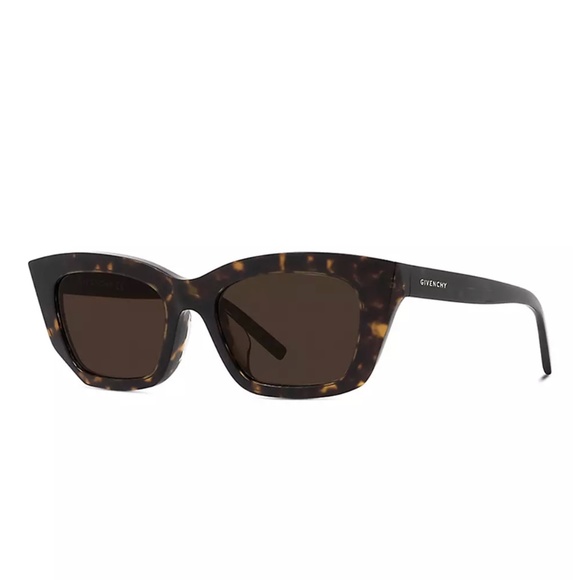Givenchy Accessories - GIVENCHY 53mm CAT EYE SUNGLASSES - DARK HAVANA/BROWN